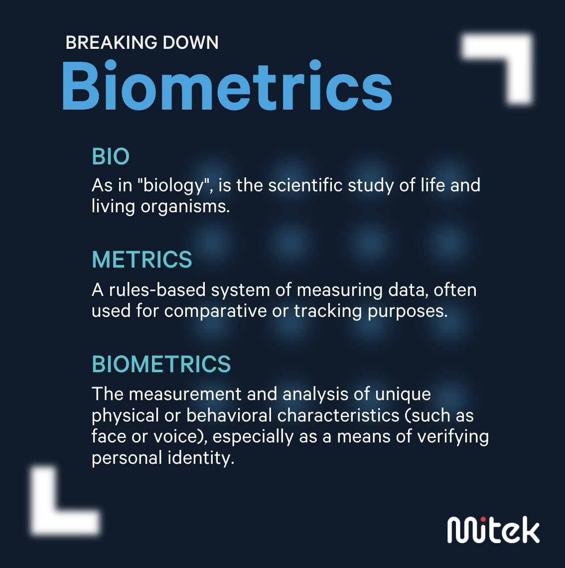 Biometric Technology Meaning